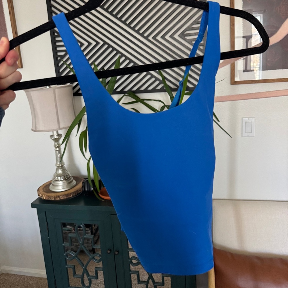 Old Navy athletic crop tank - Blue, Small